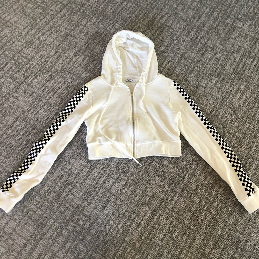 Danielle Guizio cropped hoodie